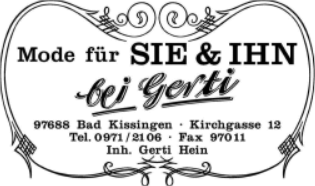 Mode für SIE & IHN in Bad Kissingen